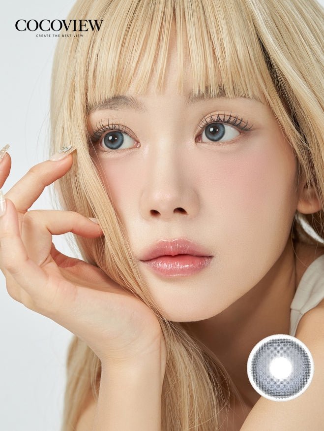 Cocoview Mauve Blue (10p) colored contact lens, 13.0mm graphic diameter, Daily wear