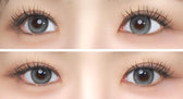 Cocoview Mauve Gray (10p) colored contact lens, 13.0mm graphic diameter, Daily wear