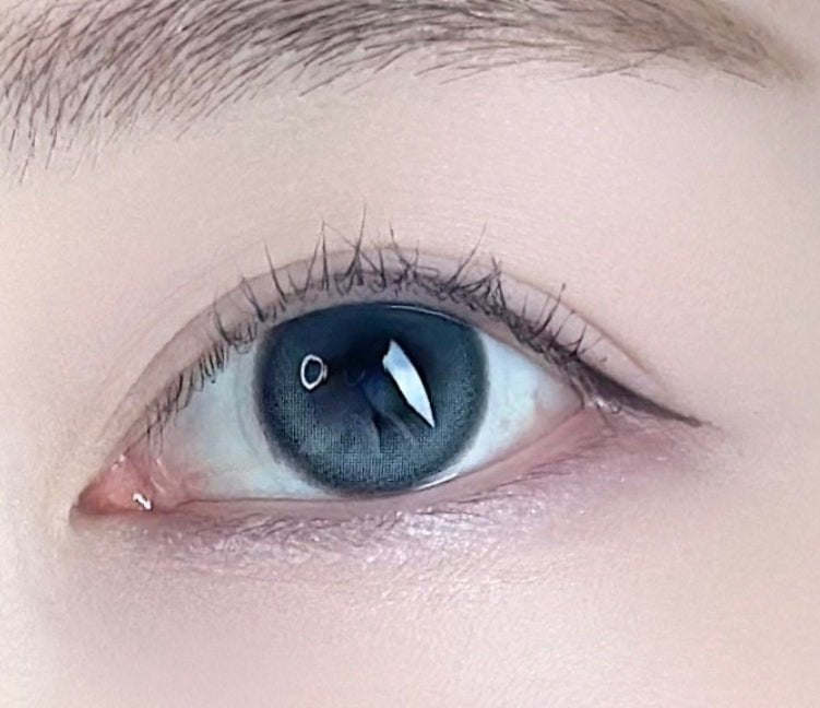Cocoview Mauve Gray (10p) colored contact lens, 13.0mm graphic diameter, Daily wear