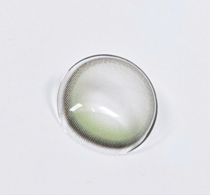 Cocoview Sylvia Green (10p) colored contact lens, 13.3mm graphic diameter, Daily wear
