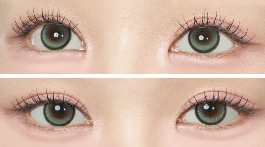 Cocoview Sylvia Green (10p) colored contact lens, 13.3mm graphic diameter, Daily wear