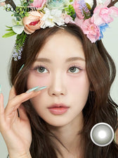 Cocoview Sylvia Green (10p) colored contact lens, 13.3mm graphic diameter, Daily wear