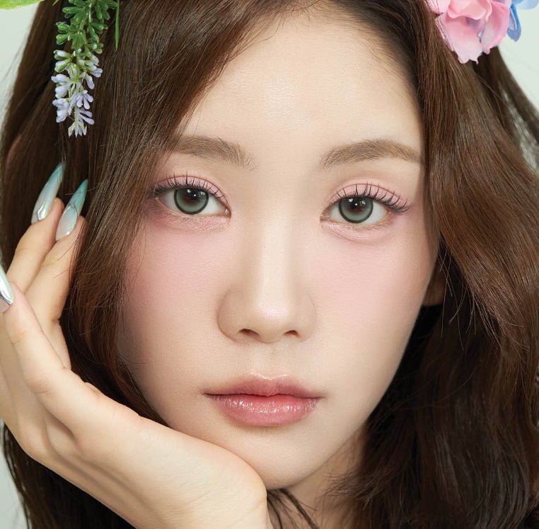Cocoview Sylvia Green (10p) colored contact lens, 13.3mm graphic diameter, Daily wear