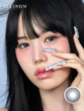 Cocoview Sylvia Violet (10p) colored contact lens, 13.3mm graphic diameter, Daily wear