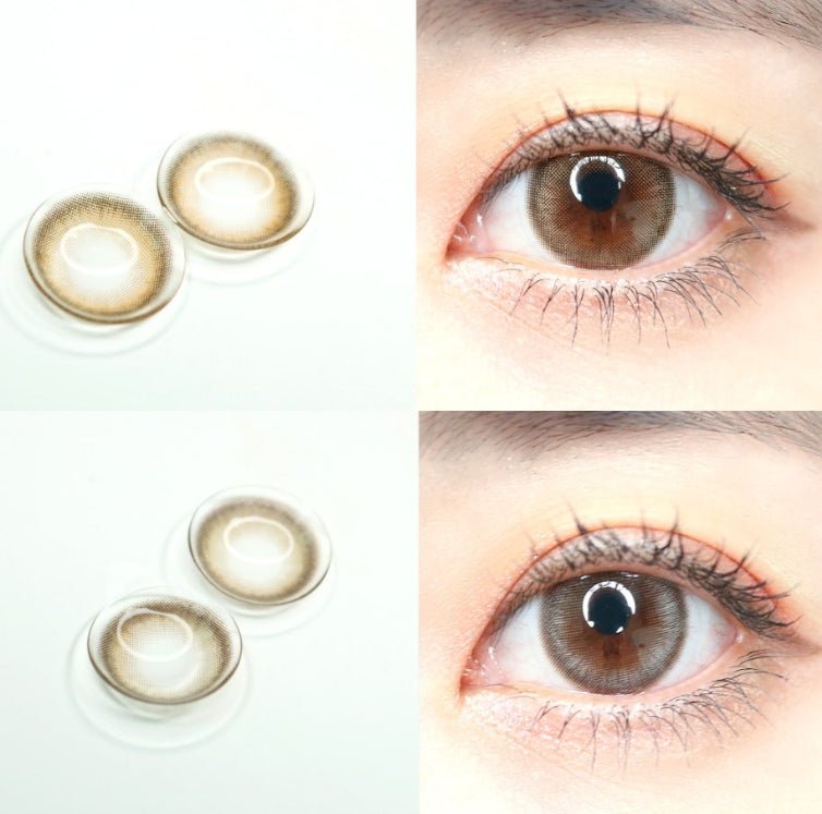 Cocoview Windy Brown (10p) colored contact lens, 13.3mm graphic diameter, Daily wear