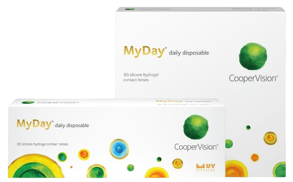 CooperVision MyDay Daily (30p) — clear contact lens packaging