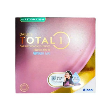 Alcon DAILIES TOTAL1 for Astigmatism Daily (90p) — product packaging