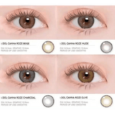 i-DOL Canna Roze Nude Brown — contact lens product information graphic