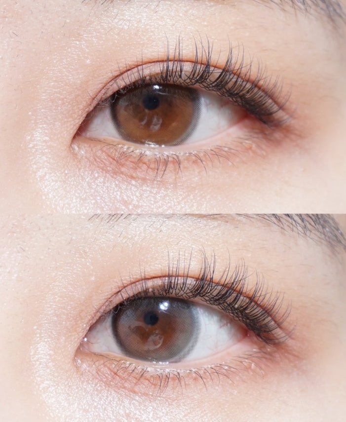 i-DOL Yurial Max Earl Gray colored contact lens, 13.3mm graphic diameter, Monthly wear