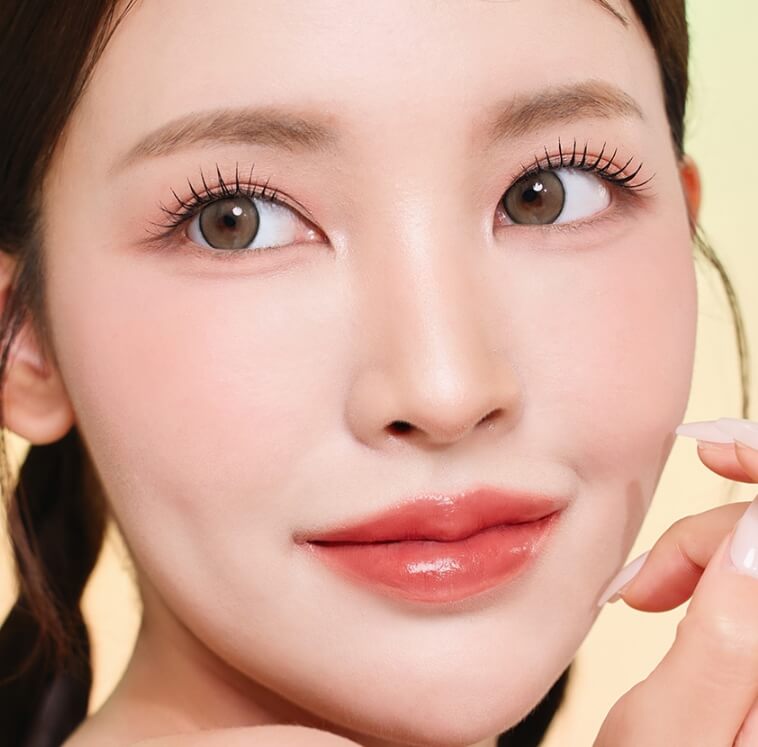 I-SHA Dekame Hug Me Taupe Choco (10p) colored contact lens, 13.9mm graphic diameter, Daily wear