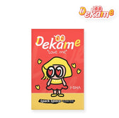 I-SHA Dekame Love Me Cashewnut Brown colored contact lens, 13.6mm graphic diameter, Monthly wear
