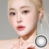 I-SHA Dekame Love Me Gray (10p) colored contact lens, 13.6mm graphic diameter, Daily wear
