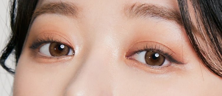 I-SHA Molton Amber Brown (10p) colored contact lens, 13.1mm graphic diameter, Daily wear