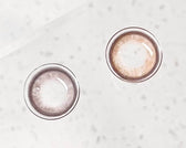 I-SHA Molton Amber Brown (10p) colored contact lens, 13.1mm graphic diameter, Daily wear