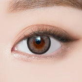 I-SHA Molton Ash Brown (10p) colored contact lens, 13.1mm graphic diameter, Daily wear