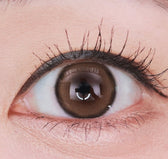 I-SHA Oriana Ariel Brown (10p) colored contact lens, 12.8mm graphic diameter, Daily wear