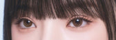 I-SHA Oriana Ariel Brown (10p) colored contact lens, 12.8mm graphic diameter, Daily wear