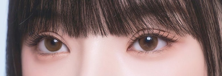 I-SHA Oriana Ariel Brown (10p) colored contact lens, 12.8mm graphic diameter, Daily wear