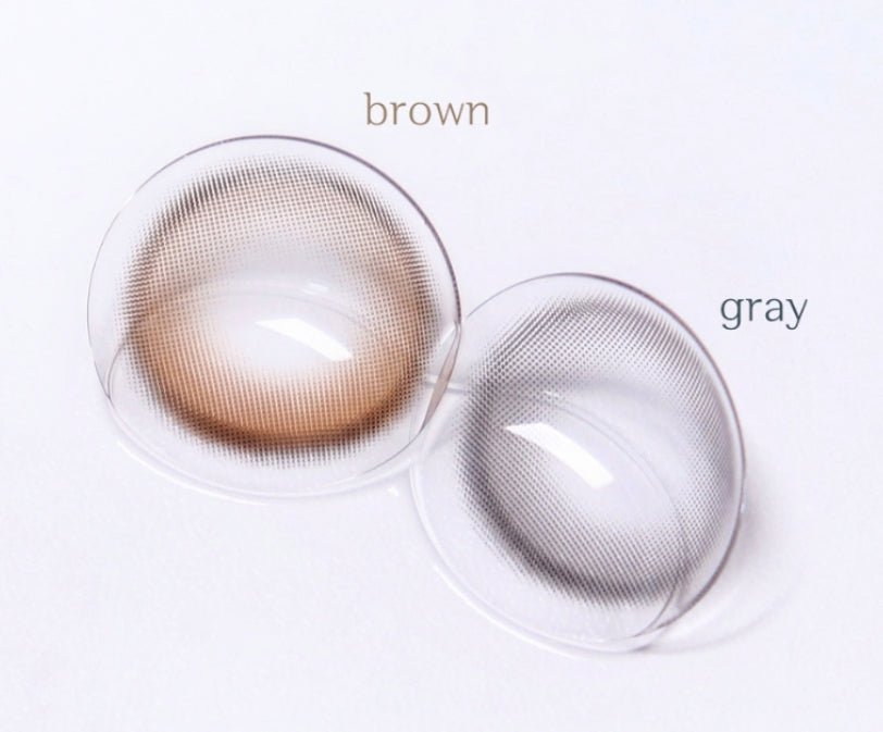 I-SHA Oriana Ariel Gray (10p) colored contact lens, 12.8mm graphic diameter, Daily wear