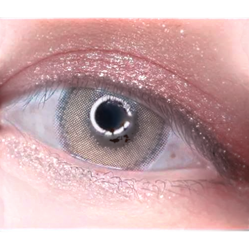 KPOP2 LensTown Lighly Rose Beige 일회용 컬러 콘택트렌즈, 따뜻한 베이지 브라운 색상과 13.4mm 그래픽 직경