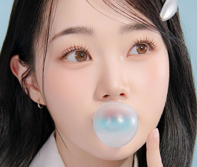 LensRang Bebe Brown colored contact lens, 13.4mm graphic diameter, Monthly wear