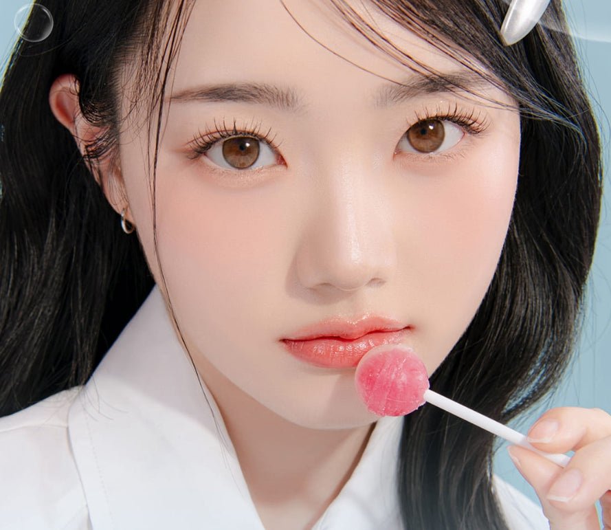LensRang Bebe Brown colored contact lens, 13.4mm graphic diameter, Monthly wear