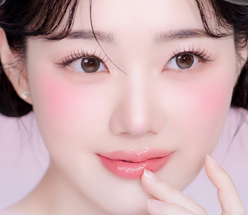 LensRang Bebe Gray colored contact lens, 13.4mm graphic diameter, Monthly wear