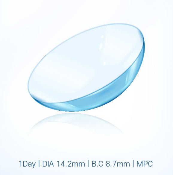 LensRang My View 1Day Clear (20p) colored contact lens, 14.2mm graphic diameter, Daily wear
