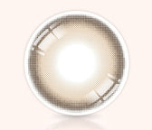 LensRang Sugar Cream Ash Brown colored contact lens, 13.6mm graphic diameter, Monthly wear