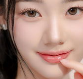 LensRang Sugar Cream Ash Brown colored contact lens, 13.6mm graphic diameter, Monthly wear