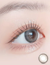 LensRang Sugar Cream Ash Gray colored contact lens, 13.6mm graphic diameter, Monthly wear