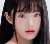 LensRang Sugar Cream Ash Gray colored contact lens, 13.6mm graphic diameter, Monthly wear