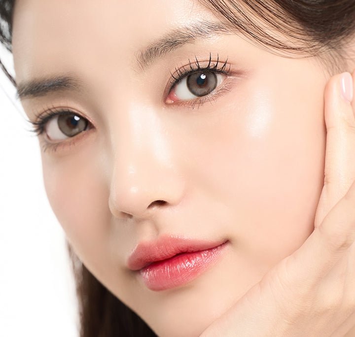 LensTown Back to Basic DOLCEBABA Ash Beige Brown colored contact lens, 13.7mm graphic diameter, 3-6 Months wear