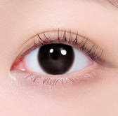 LensTown City of Black Black (10p) colored contact lens, 13.4mm graphic diameter, Daily wear