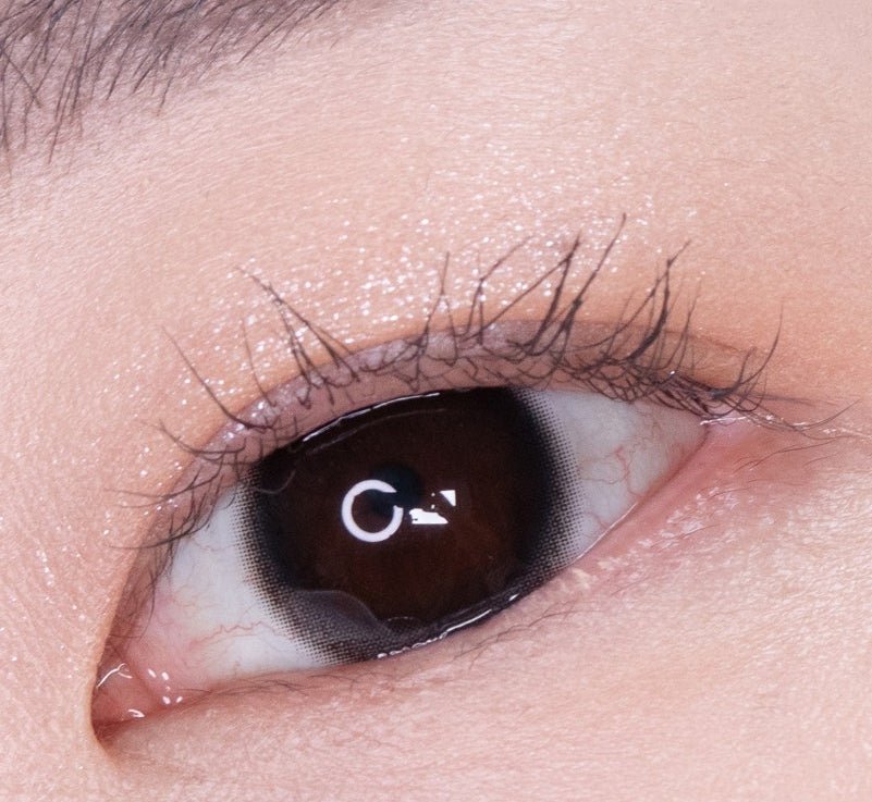 LensTown City of Black Black (10p) colored contact lens, 13.4mm graphic diameter, Daily wear