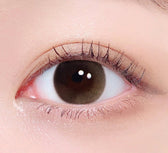 LensTown Daisy Dream Brown colored contact lens, 13.5mm graphic diameter, Monthly wear