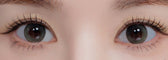 LensTown Daisy Dream Olive colored contact lens, 13.5mm graphic diameter, Monthly wear