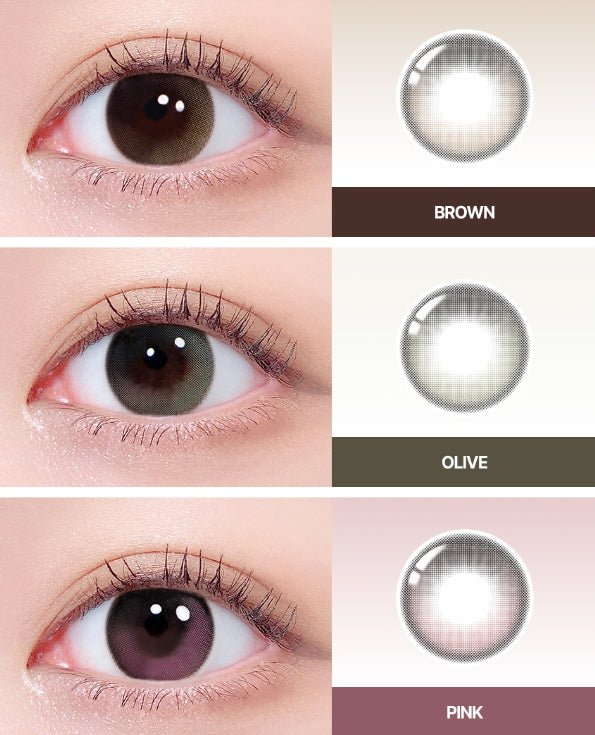 LensTown Daisy Dream Pink colored contact lens, 13.5mm graphic diameter, Monthly wear
