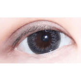 LensTown Davivi2 Gray — single-eye close-up showing the contact lens appearance
