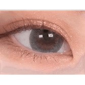 LensTown Davivi2 Gray — single-eye close-up showing the contact lens appearance