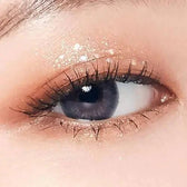 LensTown Davivi2 Gray — single-eye close-up showing the contact lens appearance
