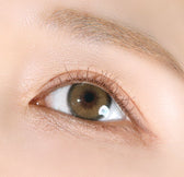 LensTown Eleva Beige Brown colored contact lens, 13.2mm graphic diameter, Monthly wear