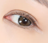 LensTown Eleva Beige Brown colored contact lens, 13.2mm graphic diameter, Monthly wear