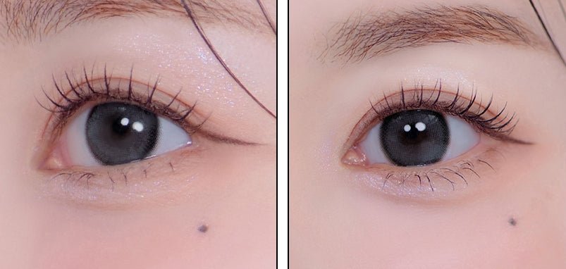 LensTown Eleva Gray colored contact lens, 13.2mm graphic diameter, Monthly wear