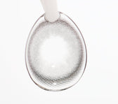 LensTown Eleva Gray colored contact lens, 13.2mm graphic diameter, Monthly wear