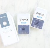 LensTown Eleva Gray colored contact lens, 13.2mm graphic diameter, Monthly wear