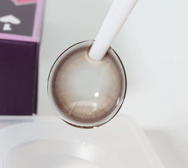 LensTown It's Me Grande Coco Choco colored contact lens, 13.8mm graphic diameter, Monthly wear
