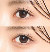 LensTown It's Me Grande Coco Choco colored contact lens, 13.8mm graphic diameter, Monthly wear