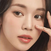LensTown It's Natural Cappuccino — model portrait showing the contact lens look