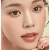 LensTown It's Natural Espresso — model portrait showing the contact lens look